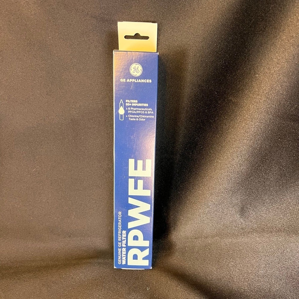 GE RPWFE Refrigerator Water Filter Genuine Blue New OEM Replacement Part